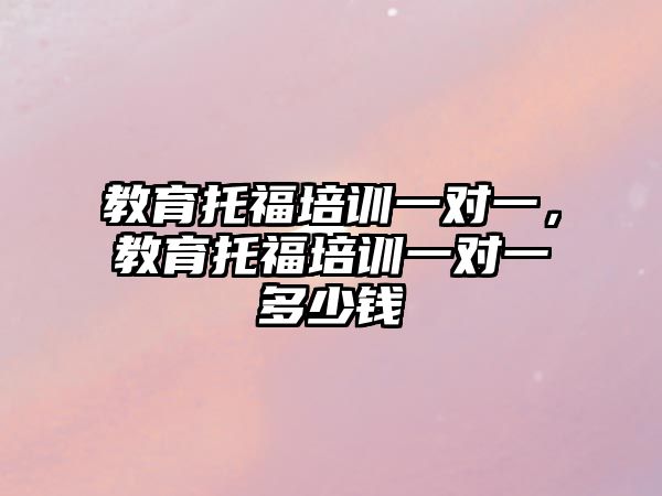 教育托福培訓(xùn)一對(duì)一，教育托福培訓(xùn)一對(duì)一多少錢