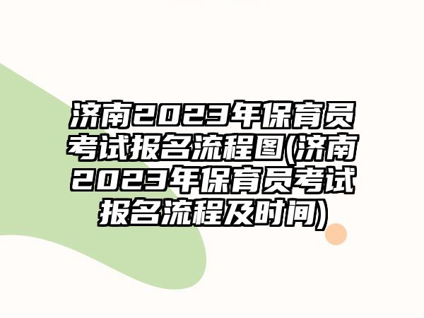 濟(jì)南2023年保育員考試報(bào)名流程圖(濟(jì)南2023年保育員考試報(bào)名流程及時(shí)間)