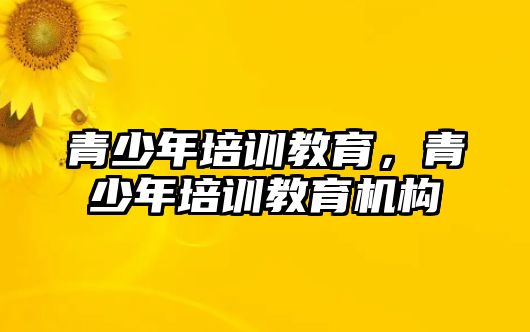 青少年培訓(xùn)教育，青少年培訓(xùn)教育機構(gòu)