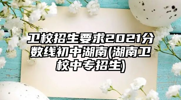 衛(wèi)校招生要求2021分?jǐn)?shù)線初中湖南(湖南衛(wèi)校中專招生)