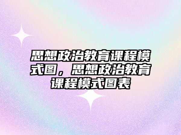 思想政治教育課程模式圖，思想政治教育課程模式圖表