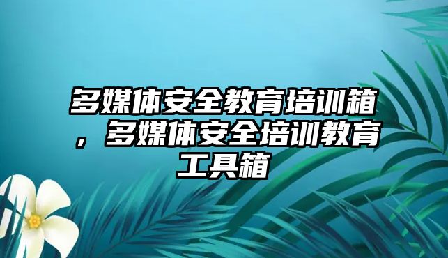 多媒體安全教育培訓(xùn)箱，多媒體安全培訓(xùn)教育工具箱