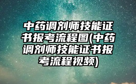 中藥調(diào)劑師技能證書(shū)報(bào)考流程圖(中藥調(diào)劑師技能證書(shū)報(bào)考流程視頻)