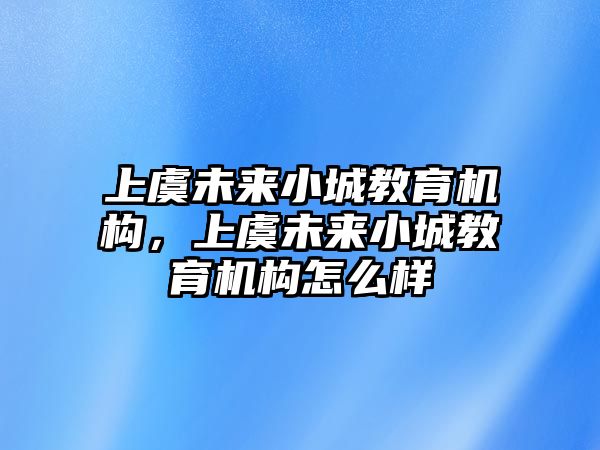 上虞未來小城教育機(jī)構(gòu)，上虞未來小城教育機(jī)構(gòu)怎么樣