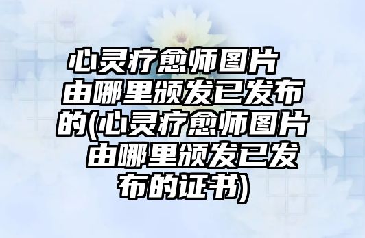 心靈療愈師圖片 由哪里頒發(fā)已發(fā)布的(心靈療愈師圖片 由哪里頒發(fā)已發(fā)布的證書(shū))