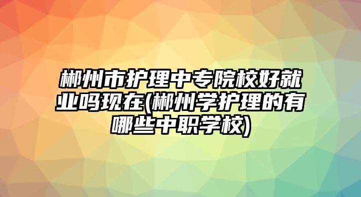 郴州市護(hù)理中專院校好就業(yè)嗎現(xiàn)在(郴州學(xué)護(hù)理的有哪些中職學(xué)校)