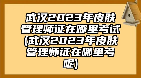 武漢2023年皮膚管理師證在哪里考試(武漢2023年皮膚管理師證在哪里考呢)