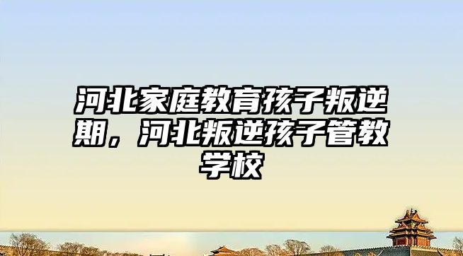 河北家庭教育孩子叛逆期，河北叛逆孩子管教學(xué)校