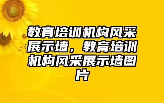 教育培訓(xùn)機構(gòu)風采展示墻，教育培訓(xùn)機構(gòu)風采展示墻圖片