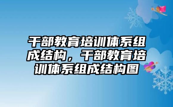 干部教育培訓(xùn)體系組成結(jié)構(gòu)，干部教育培訓(xùn)體系組成結(jié)構(gòu)圖