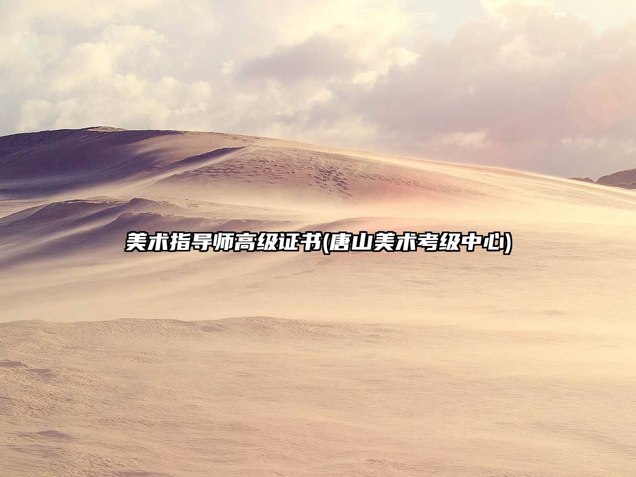 美術(shù)指導(dǎo)師高級(jí)證書(唐山美術(shù)考級(jí)中心)