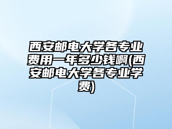 西安郵電大學(xué)各專業(yè)費(fèi)用一年多少錢啊(西安郵電大學(xué)各專業(yè)學(xué)費(fèi))