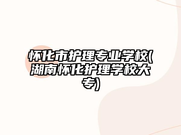 懷化市護(hù)理專業(yè)學(xué)校(湖南懷化護(hù)理學(xué)校大專)