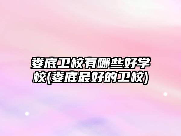 婁底衛(wèi)校有哪些好學(xué)校(婁底最好的衛(wèi)校)