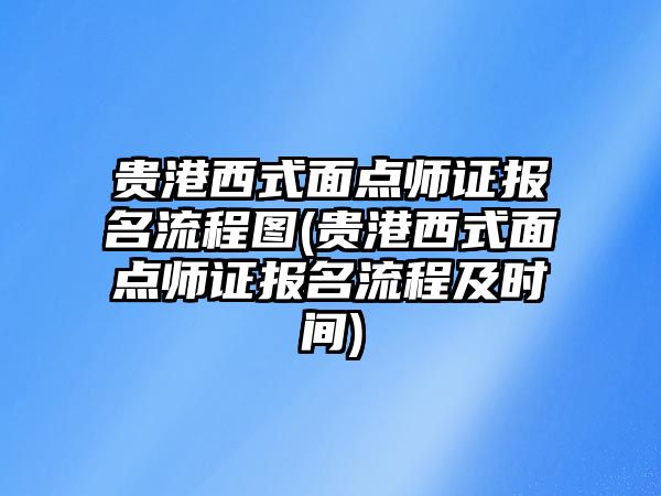 貴港西式面點師證報名流程圖(貴港西式面點師證報名流程及時間)