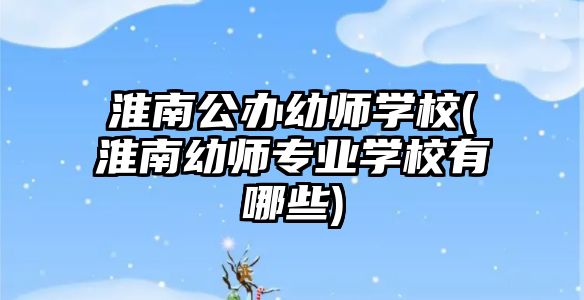 淮南公辦幼師學校(淮南幼師專業(yè)學校有哪些)