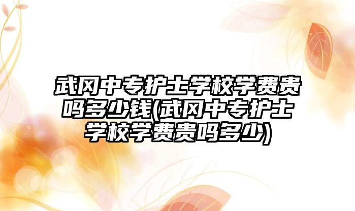 武岡中專護士學校學費貴嗎多少錢(武岡中專護士學校學費貴嗎多少)