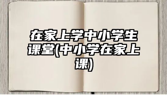 在家上學(xué)中小學(xué)生課堂(中小學(xué)在家上課)