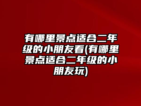 有哪里景點適合二年級的小朋友看(有哪里景點適合二年級的小朋友玩)