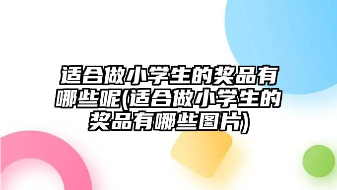 適合做小學(xué)生的獎(jiǎng)品有哪些呢(適合做小學(xué)生的獎(jiǎng)品有哪些圖片)