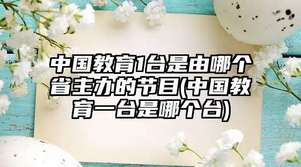 中國(guó)教育1臺(tái)是由哪個(gè)省主辦的節(jié)目(中國(guó)教育一臺(tái)是哪個(gè)臺(tái))