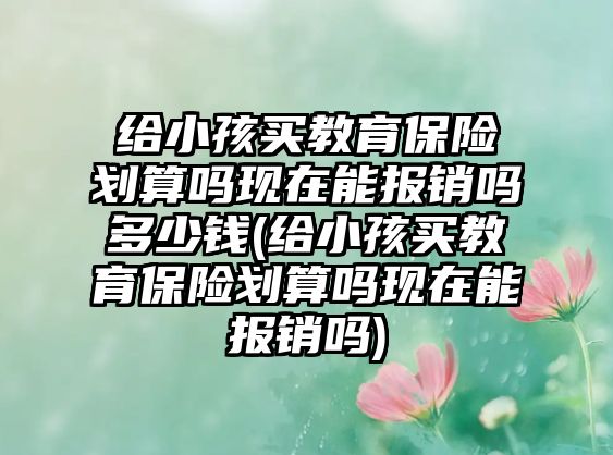 給小孩買(mǎi)教育保險(xiǎn)劃算嗎現(xiàn)在能報(bào)銷(xiāo)嗎多少錢(qián)(給小孩買(mǎi)教育保險(xiǎn)劃算嗎現(xiàn)在能報(bào)銷(xiāo)嗎)