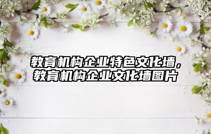 教育機構(gòu)企業(yè)特色文化墻，教育機構(gòu)企業(yè)文化墻圖片