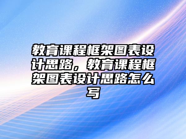 教育課程框架圖表設(shè)計思路，教育課程框架圖表設(shè)計思路怎么寫