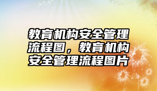 教育機(jī)構(gòu)安全管理流程圖，教育機(jī)構(gòu)安全管理流程圖片